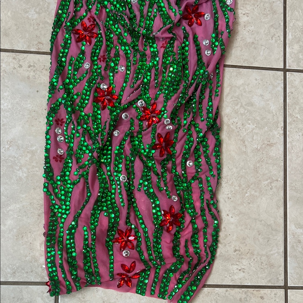 Mew Mews Purple with Green Red White Sparkling Jewels Size Small New with Tag - Picture 4 of 12